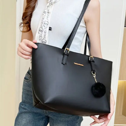 Black tote bag