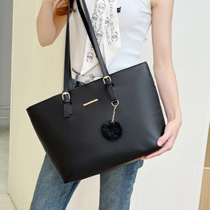 Black tote bag